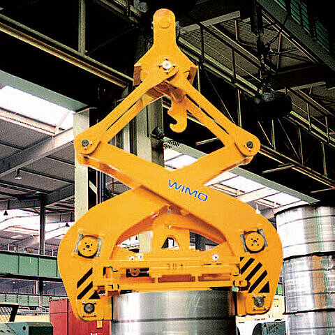 Mechanical vertical coil tong