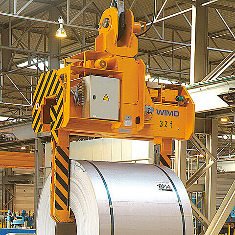 Teleskop-Coilzange mit Kettenantrieb