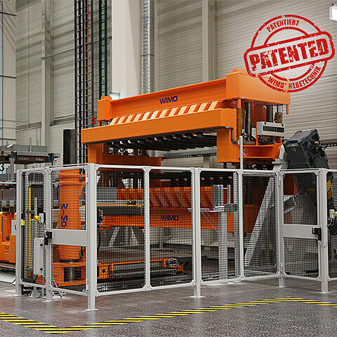 Automatische Wendeeinrichtung mit Beladewagen (180°), ohne Palette