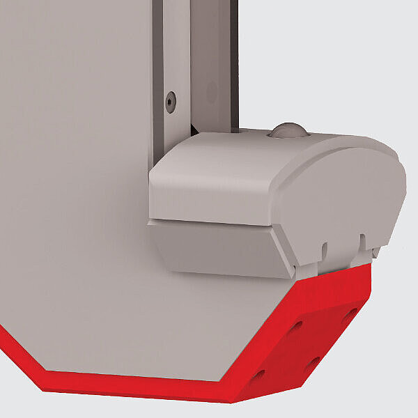 Protector made of synthetic material