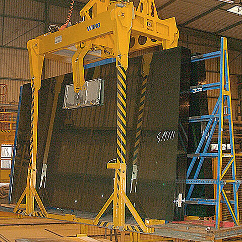 Glastransportgestellzange