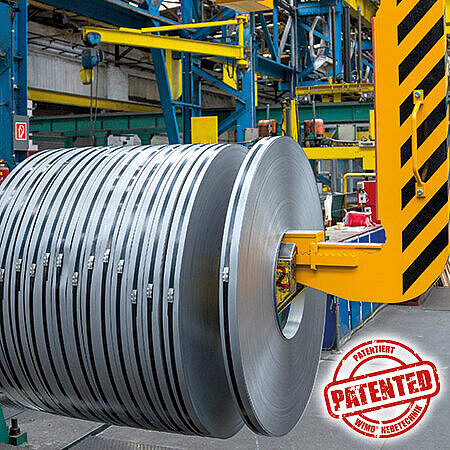 Coilhaken mit verstellbarer Zinkenauflage