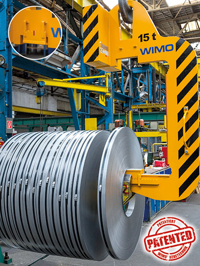 Coilhaken mit verstellbarer Zinkenauflage