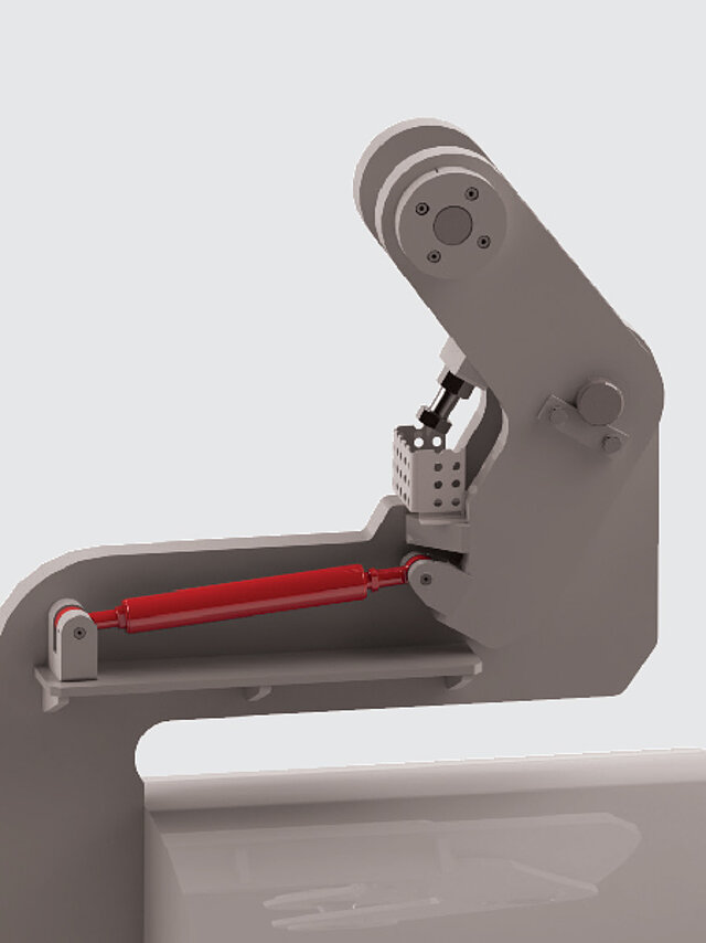 Coilhakenaufhängung mit Federausgleich