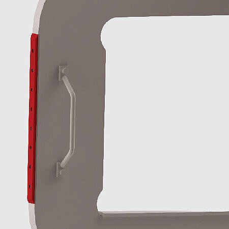 Protector on the back of the hook made of synthetic material