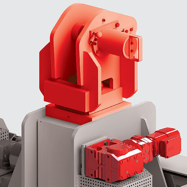 Horizontal-Dreheinrichtung in Bolzenausführung Horizontal-Dreheinrichtung in Bolzenausführung