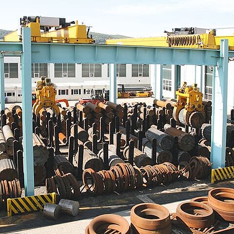 Rundlingzange, hydraulisch angetrieben