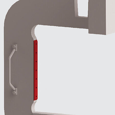 Anfahrplatte aus Kunststoff