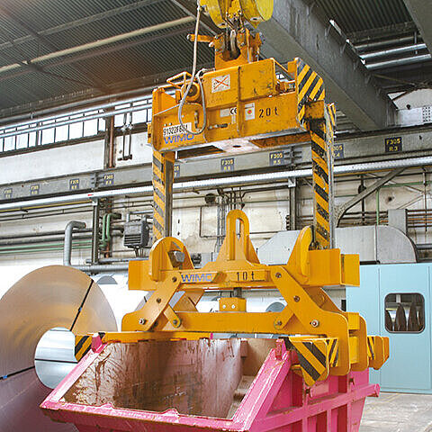 Schrottcontainerzange Schrottcontainerzange