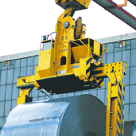 Teleskop-Coilzange mit Zahnstangeantrieb