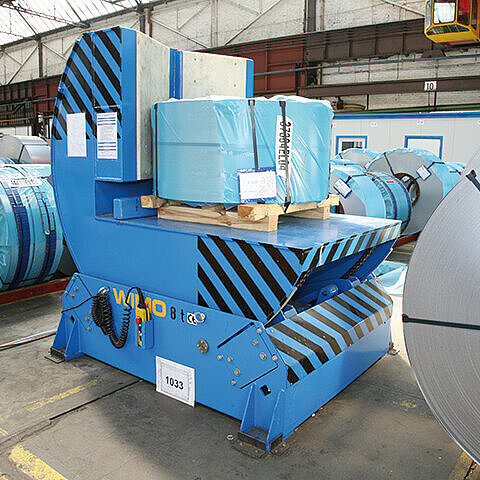 Coil turning device, motor-driven (90°)