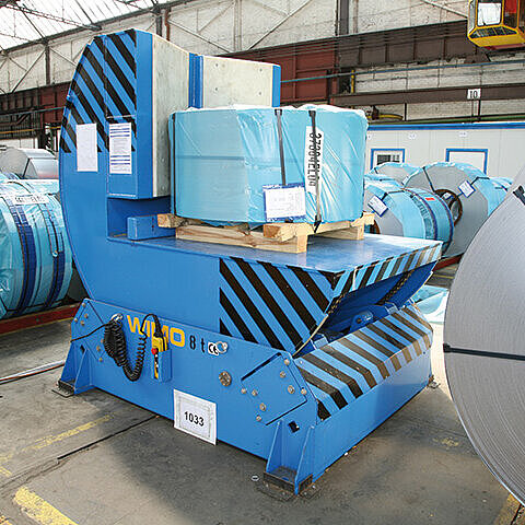 Coilwendeeinrichtung, motorisch angetrieben (90°)