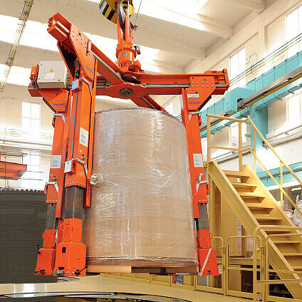 Winding tong for transformer development Winding tong for transformer development