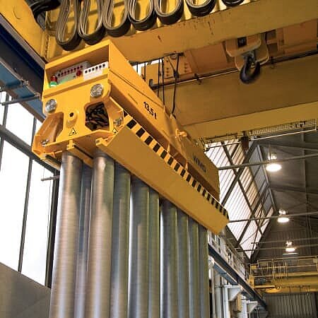 Brammenzange, hydraulisch angetrieben