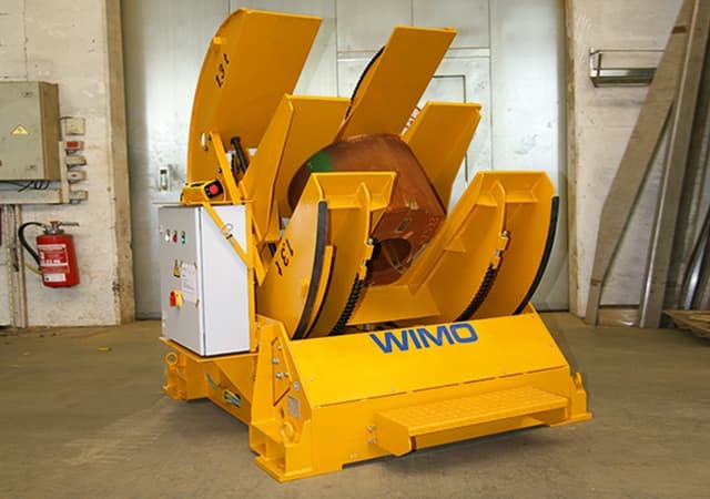 Wendeeinrichtung mit Niederhaltegabel (90°/180°)