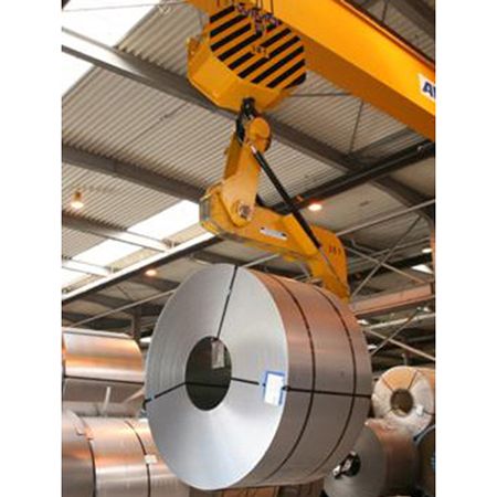 Spring-compensated coil hook Spring-compensated coil hook