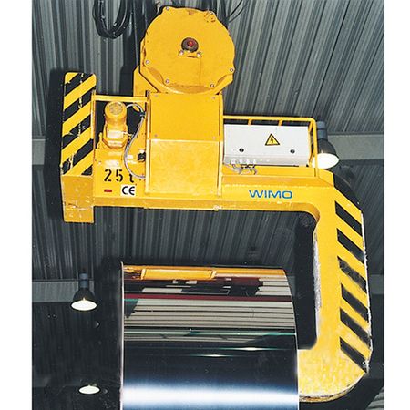 Coil hook with powered horizontal drive unit Coil hook with powered horizontal drive unit