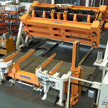 Wendeeinrichtung mit Beladewagen