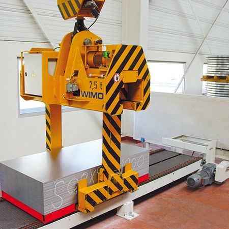 Teleskop-Palettenzange, motorisch angetrieben