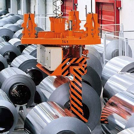 Telescopic coil tong with horizontal rotary device Telescopic coil tong with horizontal rotary device