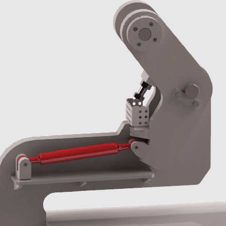 Spring loaded coil hook suspension Spring loaded coil hook suspension