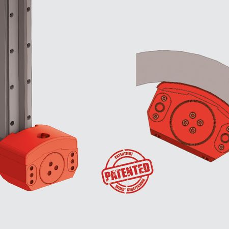 Rotating support prongs Rotating support prongs