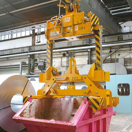 Scrap container tong Scrap container tong