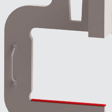Prong layer made of synthetic material Prong layer made of synthetic material