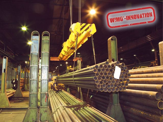 Traverse für den unfallsicheren und rationellen Umschlag von Langgütern