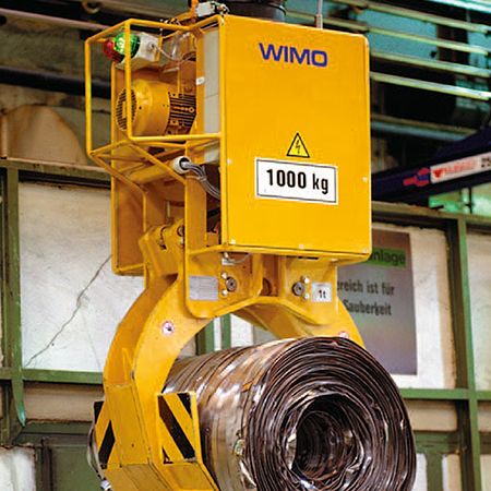 Tong for transporting scrap coils Tong for transporting scrap coils