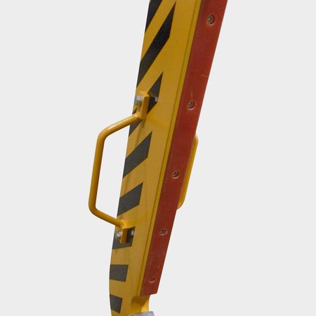 Anfahrplatte aus Kunststoff auf Stahlträgerplatte