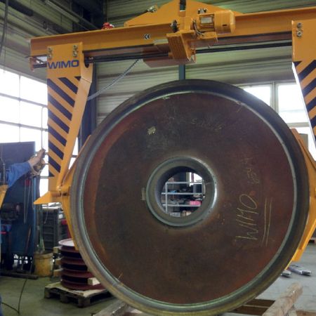 Motorised turning tongs Motorised turning tongs