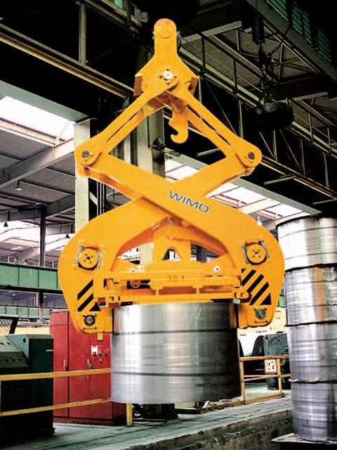 Mechanical vertical coil tong