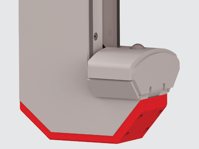 Protector made of synthetic material