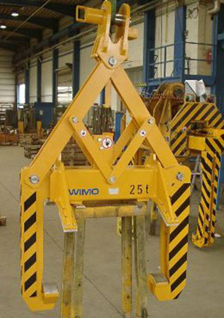 Mechanical scissor-type coil tong